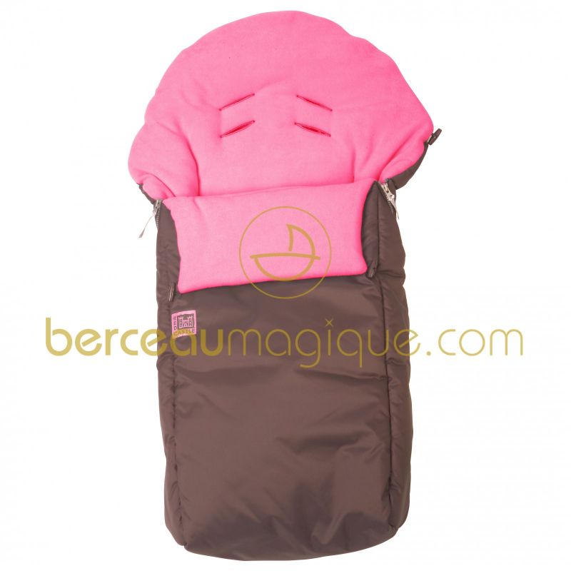 Chancelière marron glacé et fuchsia Red Castle