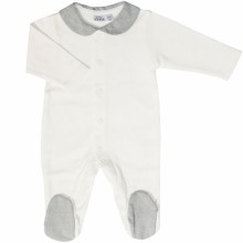 Pyjama léger Sirene Grey (1 mois : 56 cm)  par Les Rêves d'Anaïs
