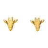 Boucles d'oreilles Girafe (Plaqué or 18 carats) Mava Produit 1