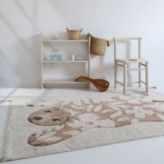 Tapis rectangulaire Flowerbear (100 x 150 cm)