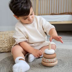 Tour d'anneaux empilables en bois Little Mateys