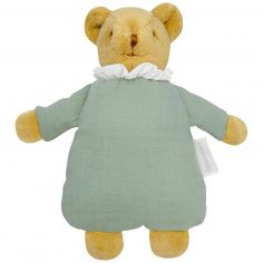 Doudou avec hochet Ours Celadon - Trousselier