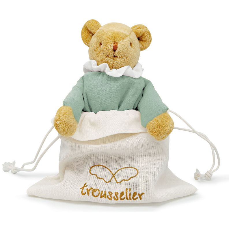 Doudou avec hochet Ours Celadon Trousselier Produit 4