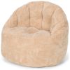 Pouf bouclette Soft Beige Little Dutch Produit 1
