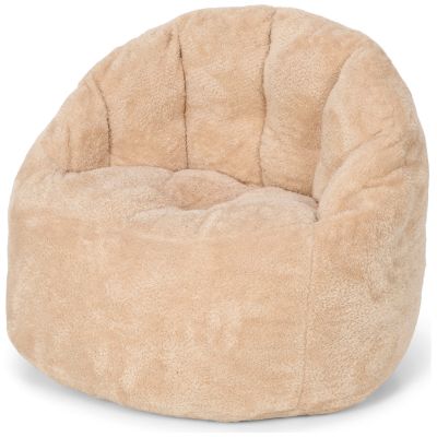 Pouf bouclette Soft Beige Little Dutch