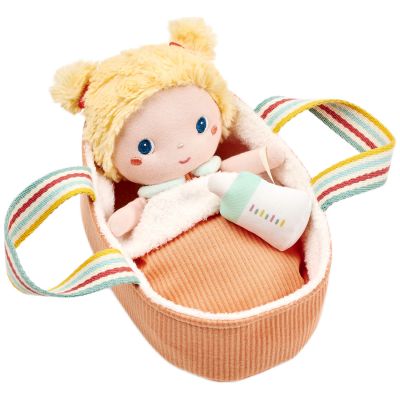 Poupée Mela et son couffin (21 cm)