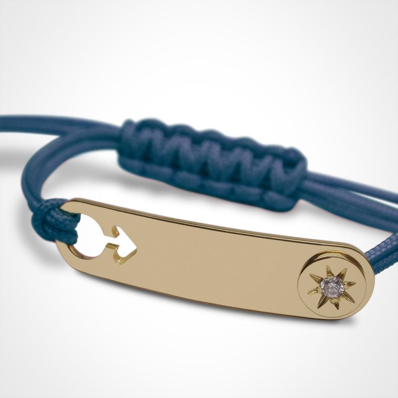 Bracelet I am a Star Garçon (or jaune 750°) Mikado
