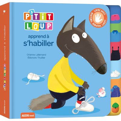 Livre P'tit Loup apprend à s'habiller