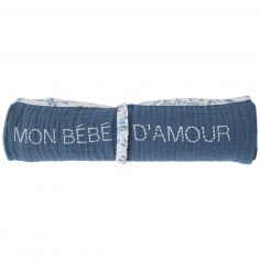 Lange en double gaze de coton gaufré Forêt enchantée (70 x 70 cm) - BB & Co
