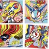 Feutres pinceaux et décalcomanies Inspired by Roy Lichtenstein  par Djeco