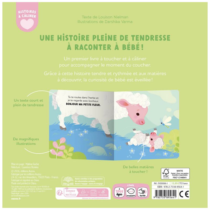 Livre Histoires à câliner Bonjour Printemps Auzou Editions Produit 4