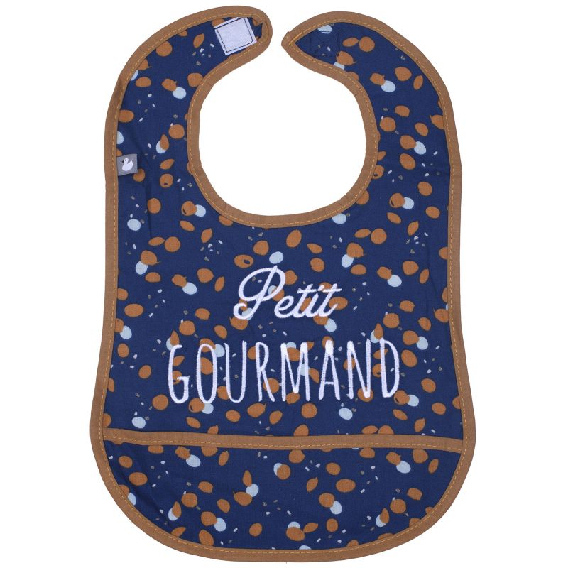 Bavoir à velcro Petit gourmand BB & Co