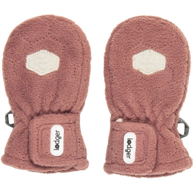 Moufles vieux rose Botanimal (6-12 mois) Lodger