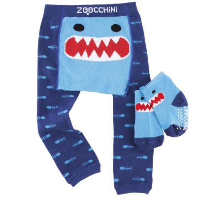 Legging et chaussettes Sherman le requin (12-18 mois) Zoocchini