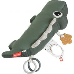Peluche d'activités vibrante Croco vert