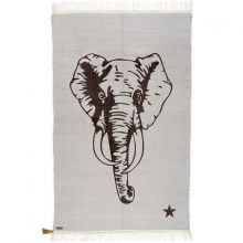 Tapis rectangulaire Gypsy éléphant gris (100 x 150 cm)  par Varanassi