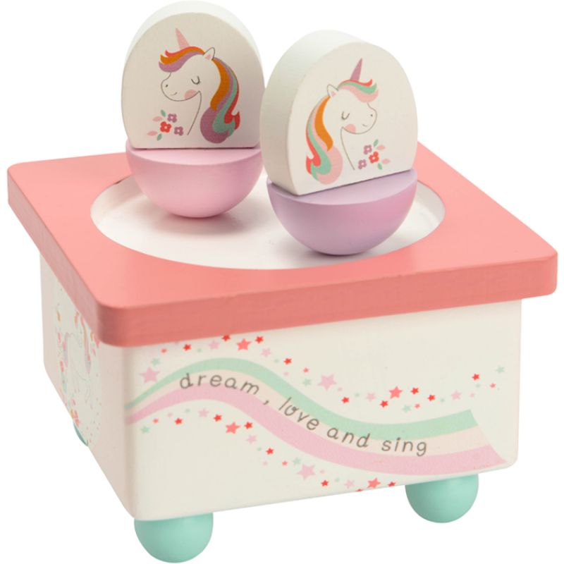 Boîte à musique magnétique Hélène la licorne Amadeus Les Petits