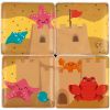 Puzzle cube de bain (4 cubes)  par Janod 