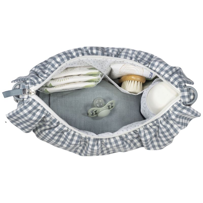 Sac bandoulière Gondole Praliné Vichy Matcha Walking Mum Produit 6