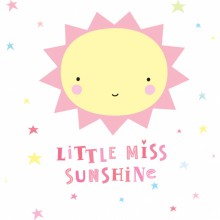 Stickers Miss Sunshine (15 x 22 cm)  par A Little Lovely Company