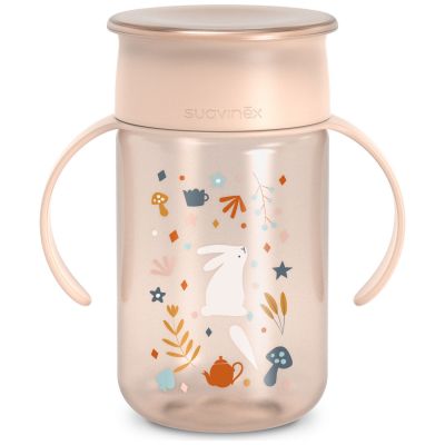 Tasse d'apprentissage 360° Wonderland Rose (340Ml) Suavinex