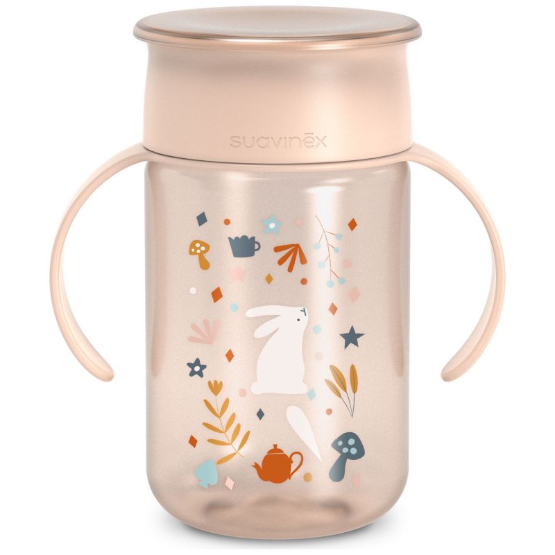Tasse d'apprentissage 360° Wonderland Rose (340Ml) Suavinex Produit 1