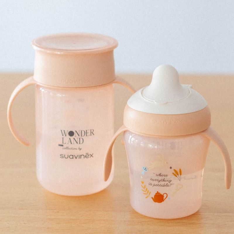 Tasse d'apprentissage 360° Wonderland Rose (340Ml) Suavinex Ambiance 4