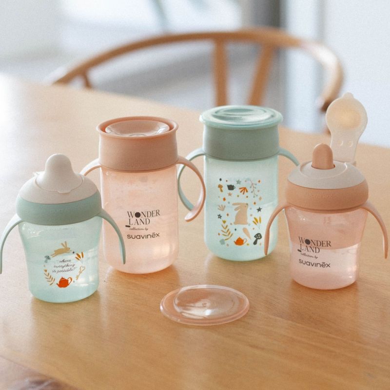 Tasse d'apprentissage 360° Wonderland Rose (340Ml) Suavinex Ambiance 7