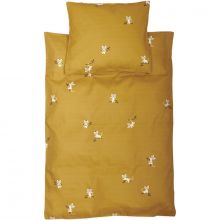 Housse de couette + taie d'oreiller tigre jaune (70 x 100 cm)  par Roommate