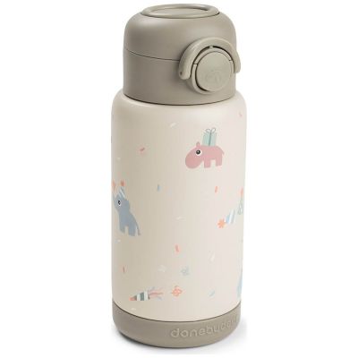 Gourde à paille isotherme Celebration Sable (340 ml)