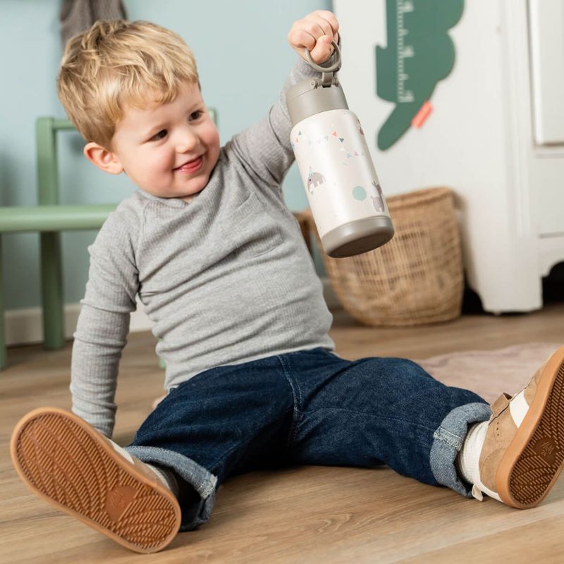 Gourde à paille isotherme Celebration Sable (340 ml) Done by Deer Ambiance 6