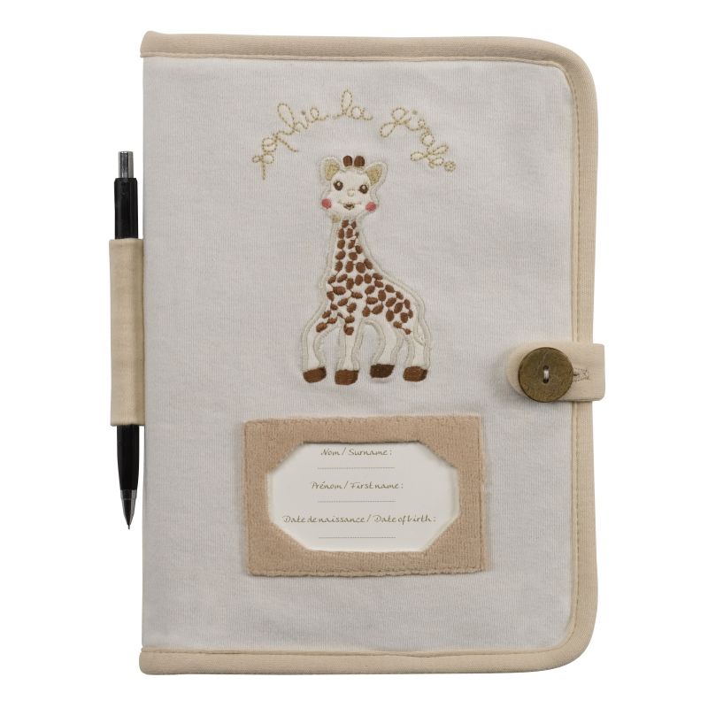 Protège carnet de santé So'Pure Sophie la girafe