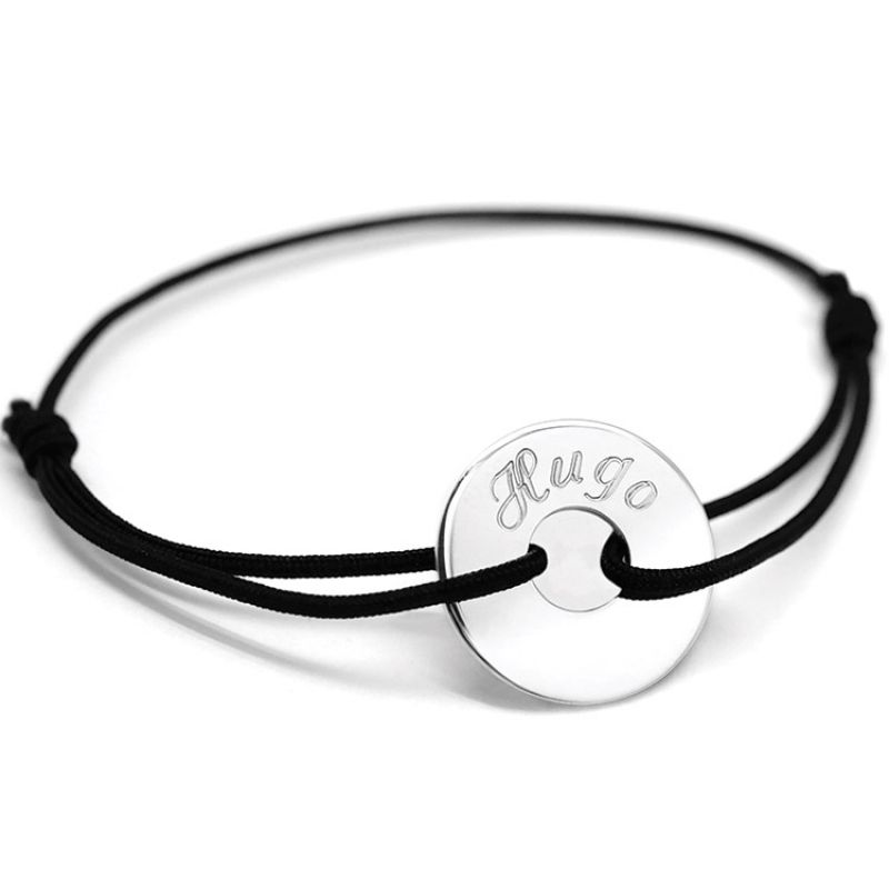 Bracelet cordon Mon chéri (argent 925°) Petits trésors