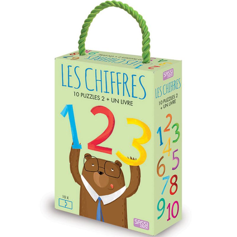 Livre et puzzle Les chiffres Sassi Junior