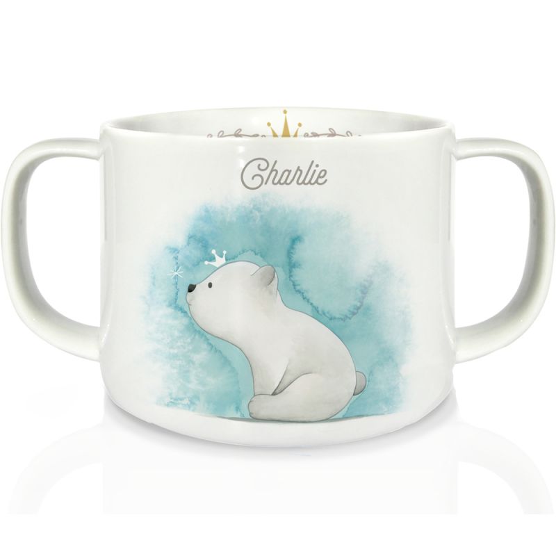 Tasse en porcelaine Ours polaire (personnalisable) Gaëlle Duval