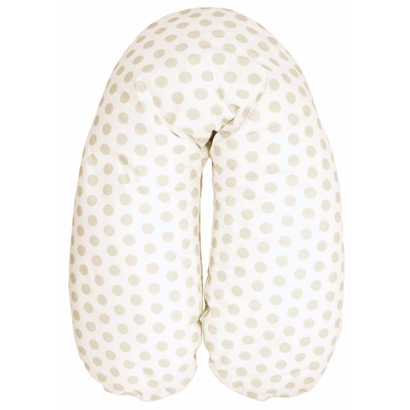 Coussin de maternité pois beige Candide