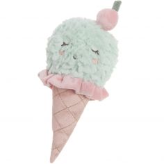 Hochet peluche glace à la menthe - Amadeus Les Petits