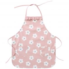 Tablier de cuisine froufrou en tissu imperméable fleurs - BB & Co