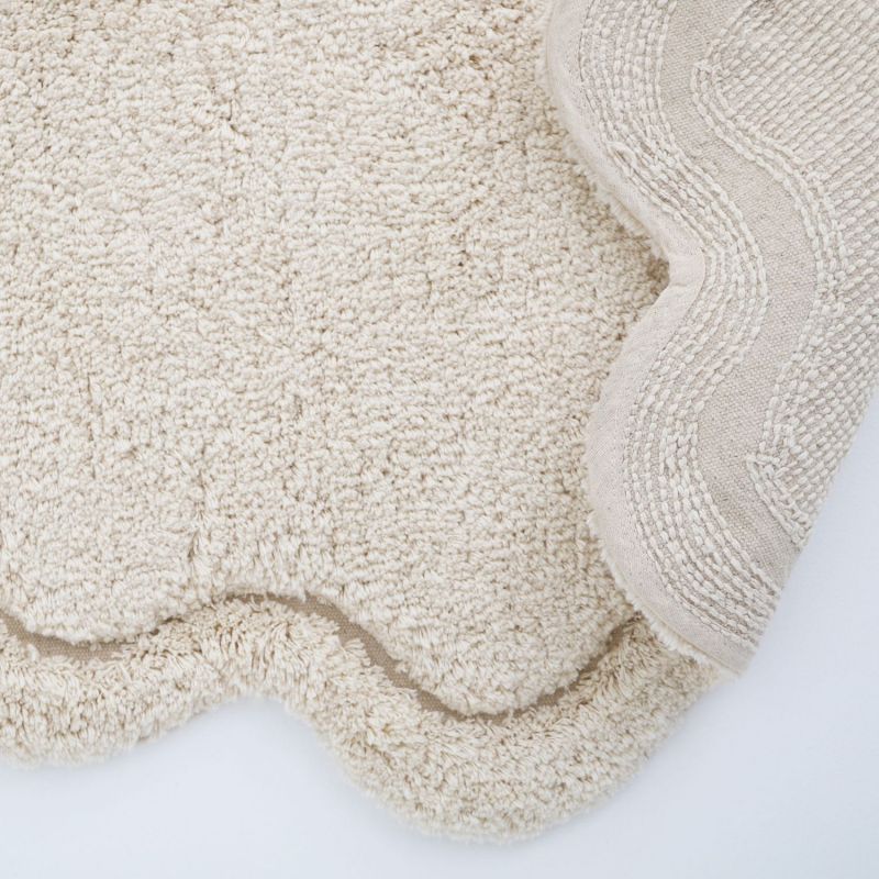 Tapis rond Sweet April Ecru (110 cm) Nattiot Produit 4