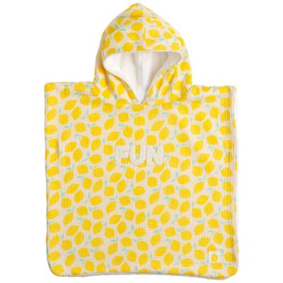Poncho de plage Citron Pop (1-3 ans) Sauthon