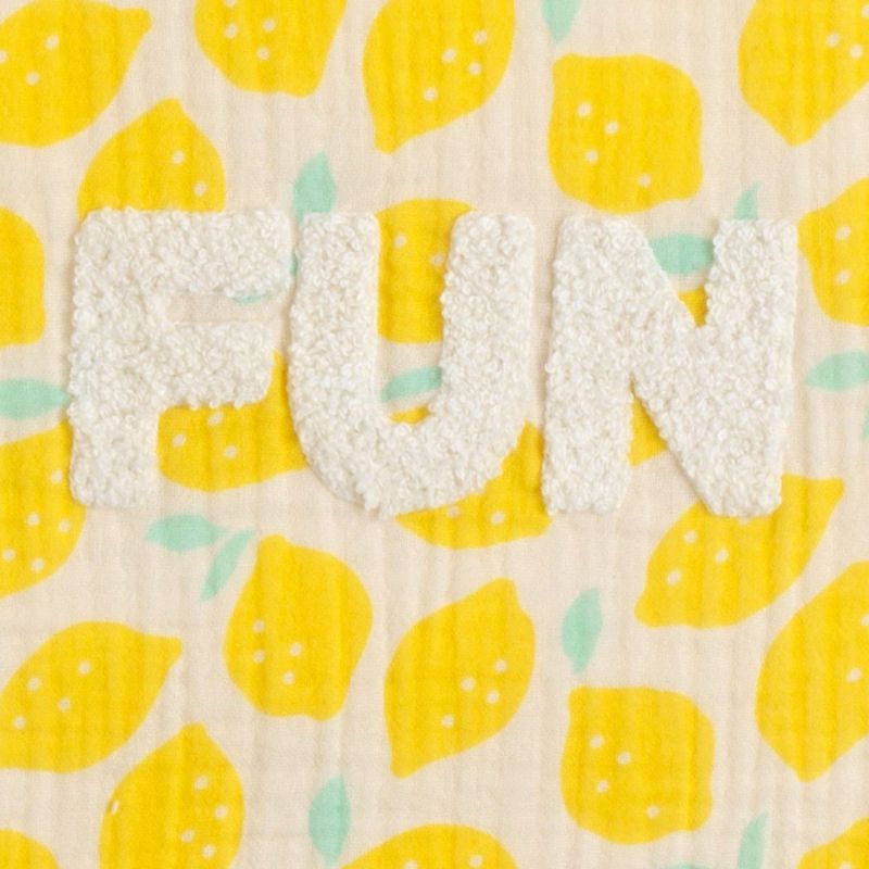 Poncho de plage Citron Pop (1-3 ans) Sauthon Produit 4