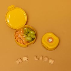 Lot de 2 boîtes à goûter à clip Mr. Lion