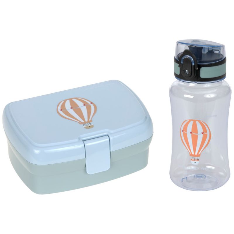 Lunch Set boîte à goûter et gourde Tiny Drivers Montgolfière (0,46 L) Lässig Produit 1