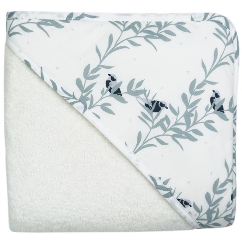 Cape de bain en coton bio Monceau (70 x 70 cm) Maison Charlotte