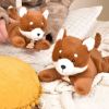 Peluche LES P'TITS RELAX Panda roux (22 cm) Histoire d'Ours Ambiance 4