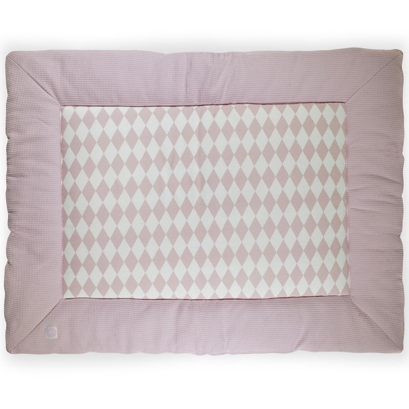 Tapis de jeu Mini Waffle vintage rose (80 x 100 cm) Jollein