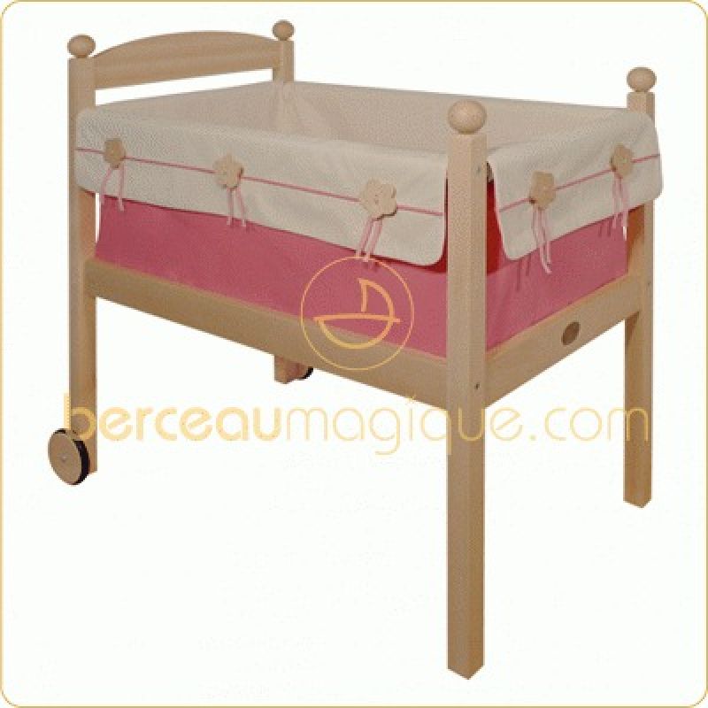 Berceau kit rose Croque la Lune Moulin Roty