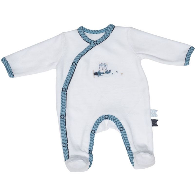 Pyjama chaud ours Lazare (3 mois) Sauthon