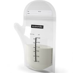Sachets de conservation du lait maternel (25 sachets) - Suavinex
