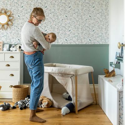 Lit parapluie 3 en 1 Eazy sleep Argile et Gazelle